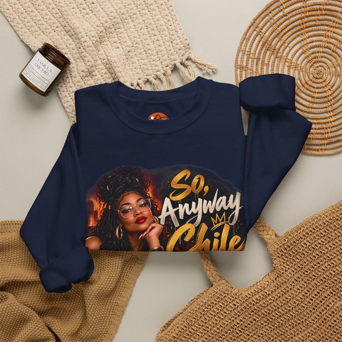 "So, Anyway Chile..." Unisex Heavy Blend™ Crewneck Sweatshirt