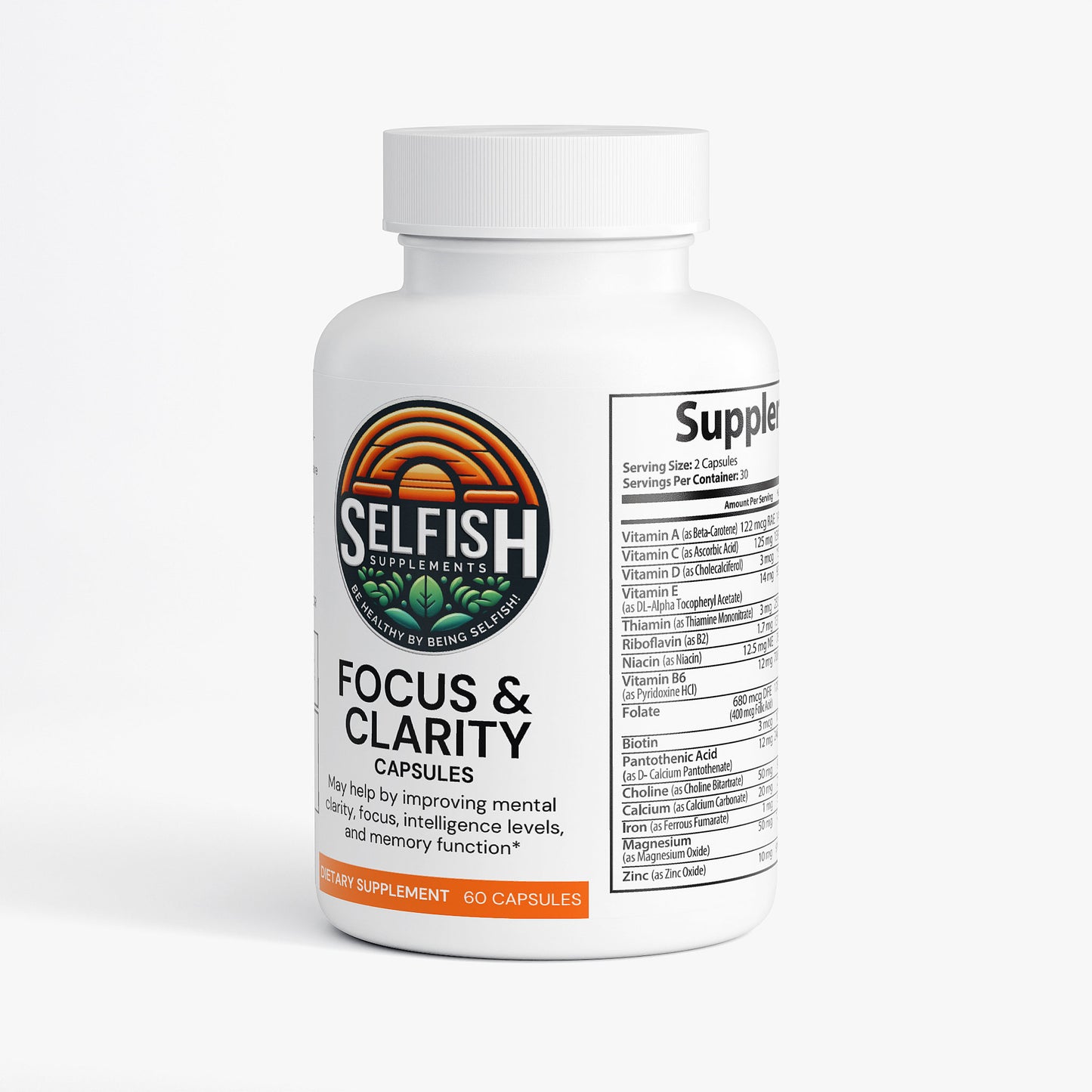 FOCUS AND CLARITY CAPSULES (BLOOD TYPES A & AB)