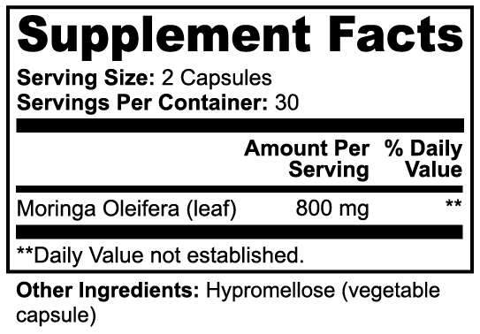 Moringa (For Blood Types A, B, O and AB)
