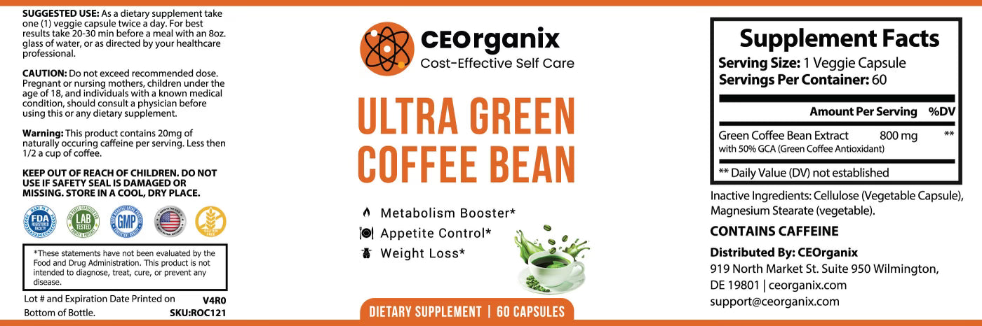 Ultra Green Coffee Bean (Blood Type A!)