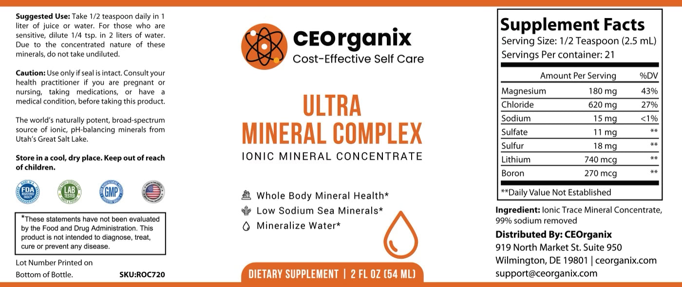 Ultra Mineral Complex (For Blood Types A, B, O and AB)