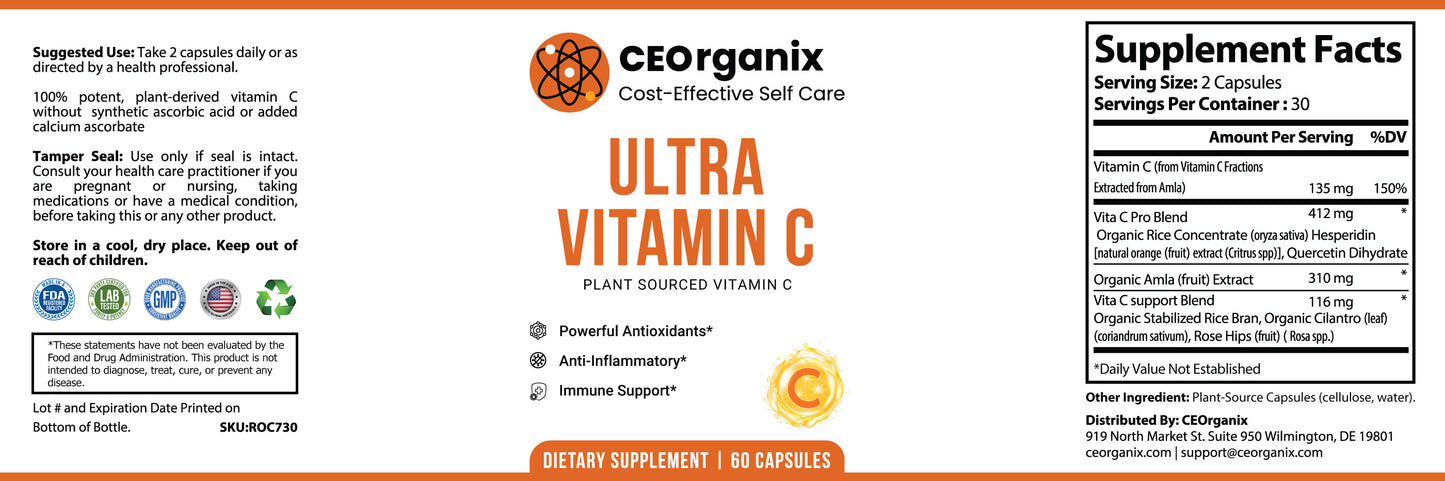 Ultra Vitamin C (For Blood Types A, B, O and AB)