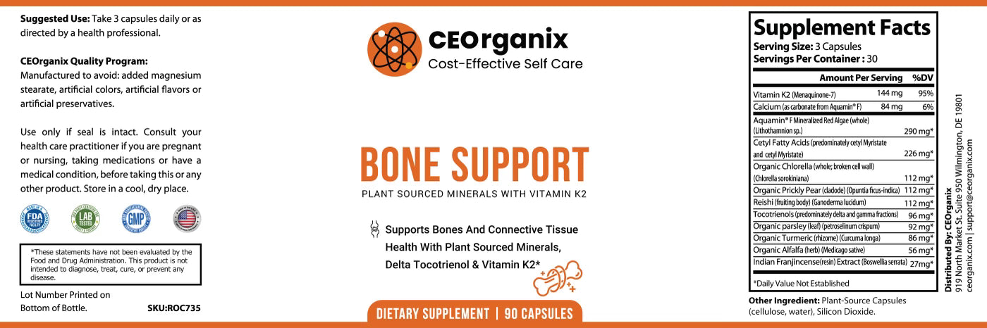 Bone Support (BLOOD TYPE A and AB!)
