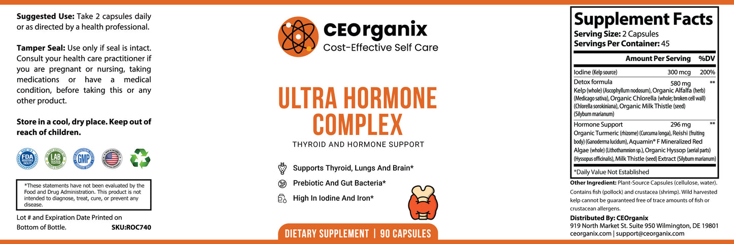 Ultra Hormone Complex (For Blood Types A, B, O and AB)