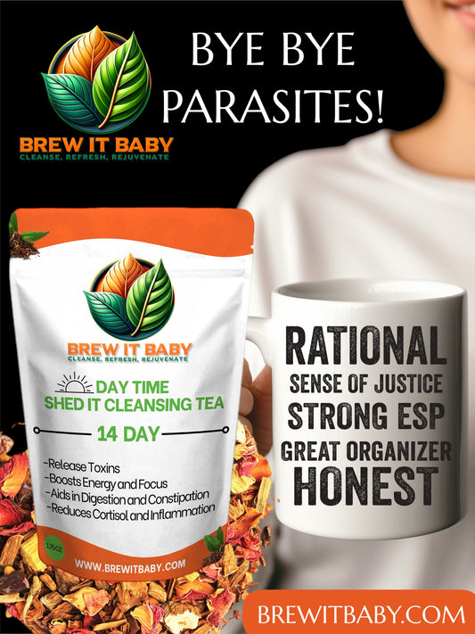 DAYTIME “SHED IT” CLEANSING TEA (For Blood Types A, B, O and AB )