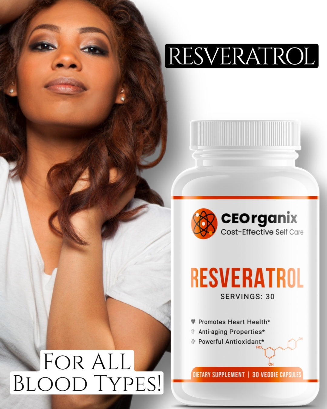 Resveratrol (For Blood Types A, B, O and AB)