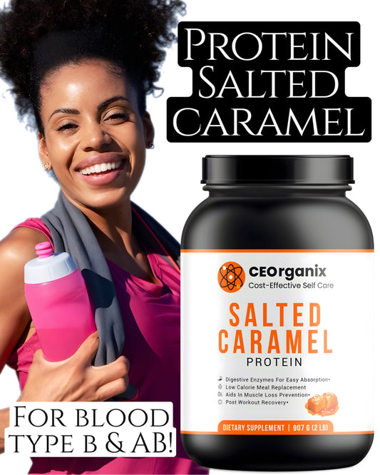 Whey Protein Salted Caramel (For Blood Types B and AB)