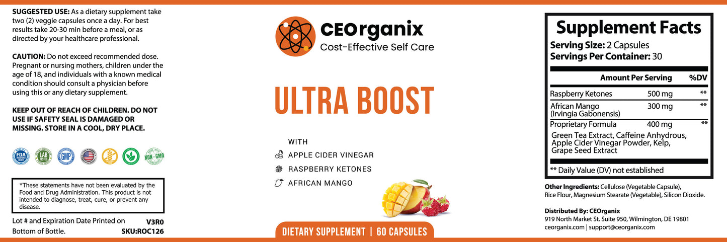 Ultra Boost (For Blood Type AB and B)