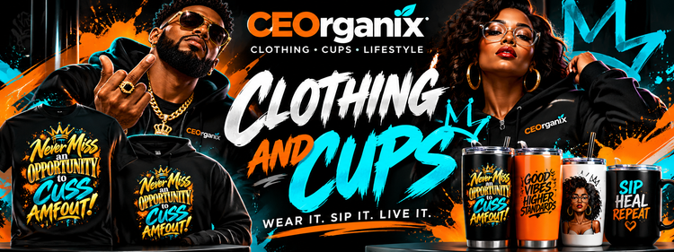 CLOTHING AND CUPS!