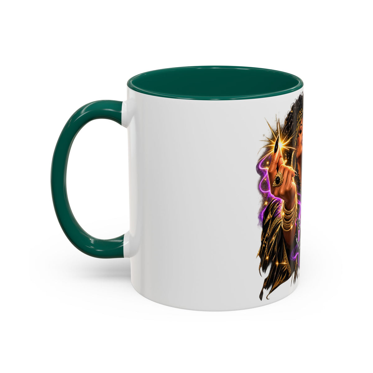 Snap Outta It! Coffee Mug – Vibrant Afro-Latina Power Graphic Mug (11oz/15oz)