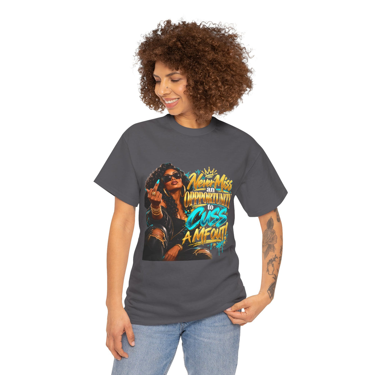 Graphic Tee - 'Never Miss Opportunity" Urban Streetwear T-Shirt
