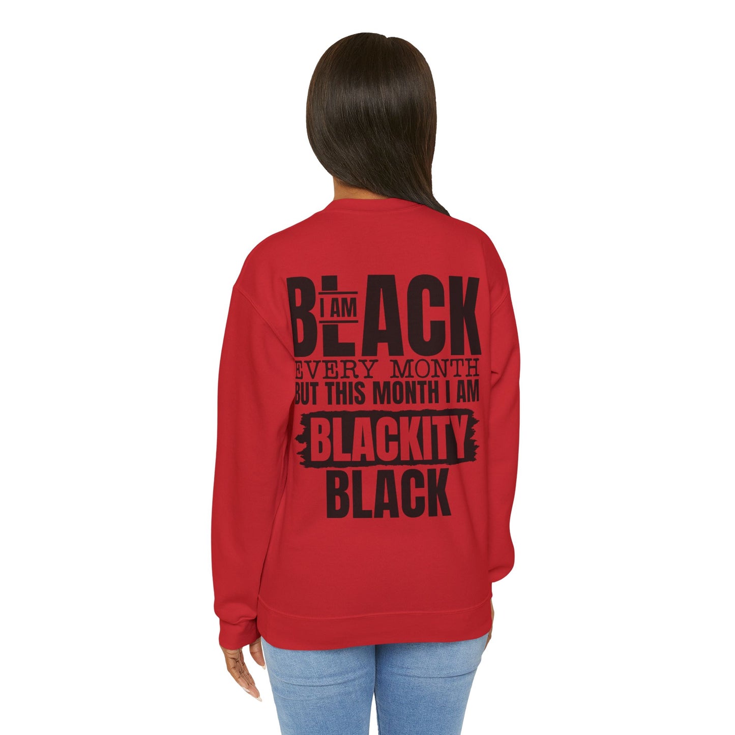 BLACKITY BLACK CREWNECK