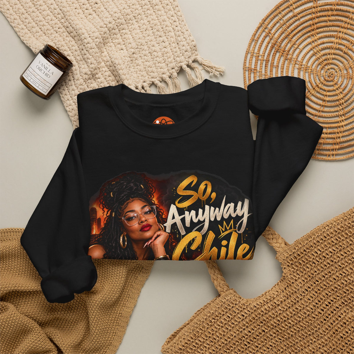 "So, Anyway Chile..." Unisex Heavy Blend™ Crewneck Sweatshirt