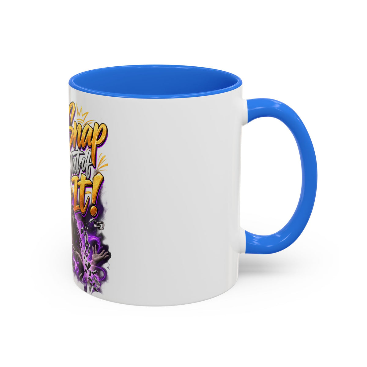 Snap Outta It! Coffee Mug – Vibrant Afro-Latina Power Graphic Mug (11oz/15oz)
