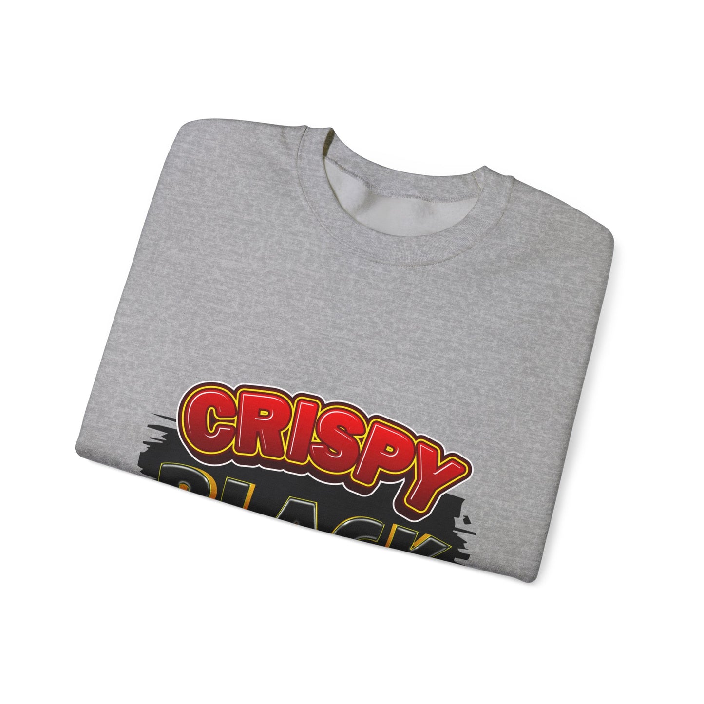 "Crispy Black" Crewneck Sweatshirt