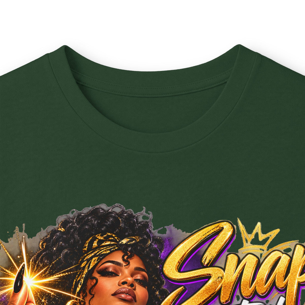 Long Sleeve Tee — "Snap Outta It!" Witchy Graphic