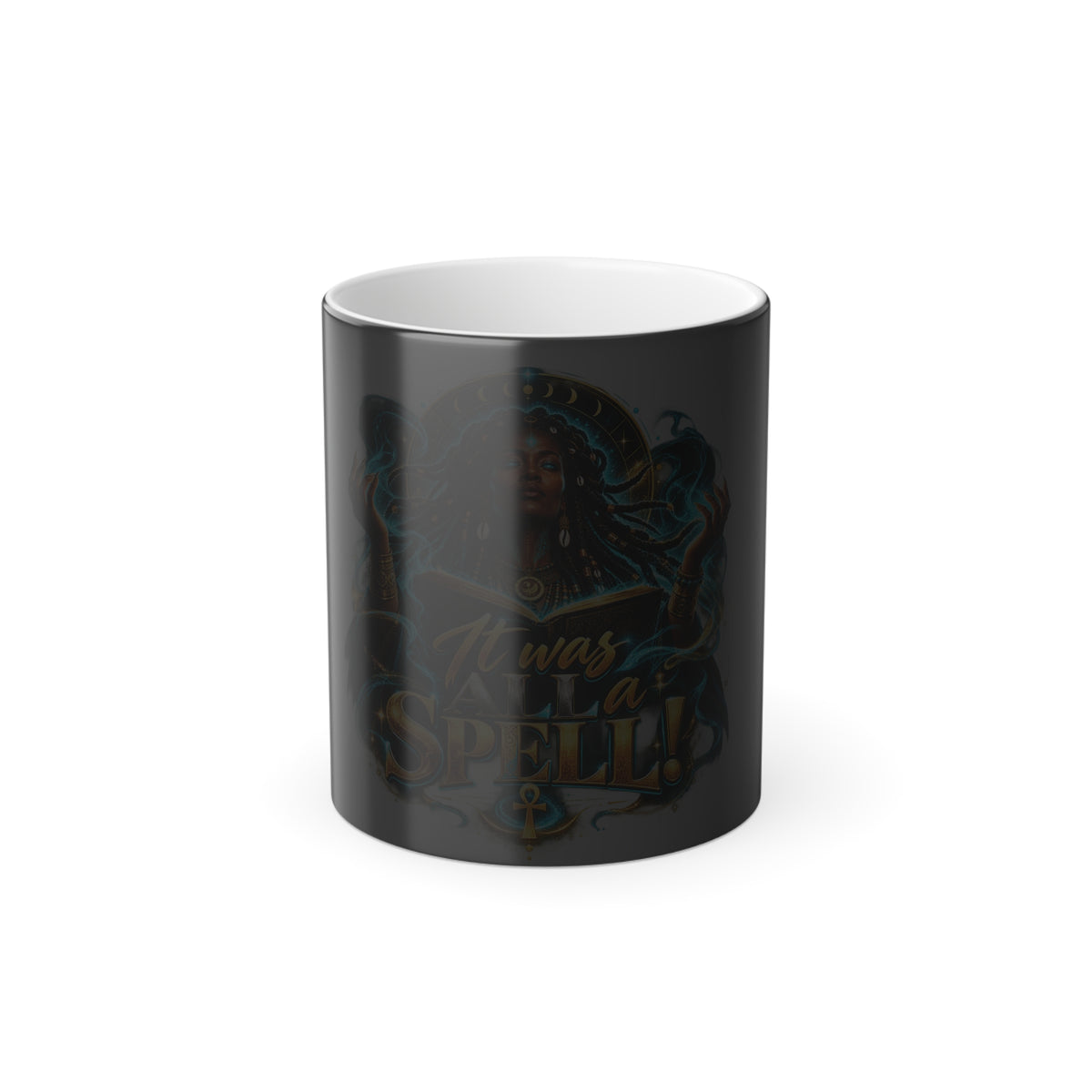 Color-Changing Mug — "It Was All a Spell" Mystic Goddess 11oz