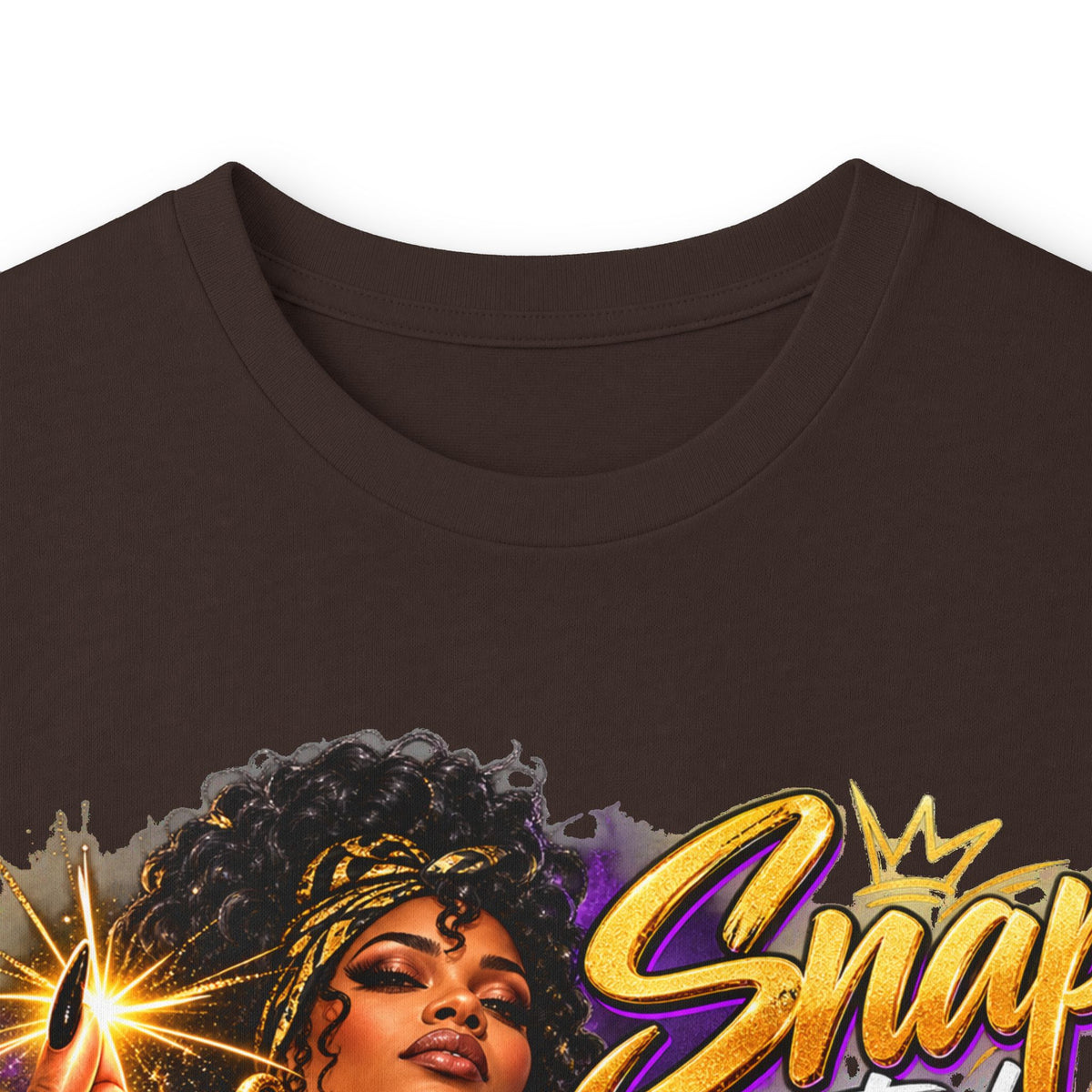 Long Sleeve Tee — "Snap Outta It!" Witchy Graphic