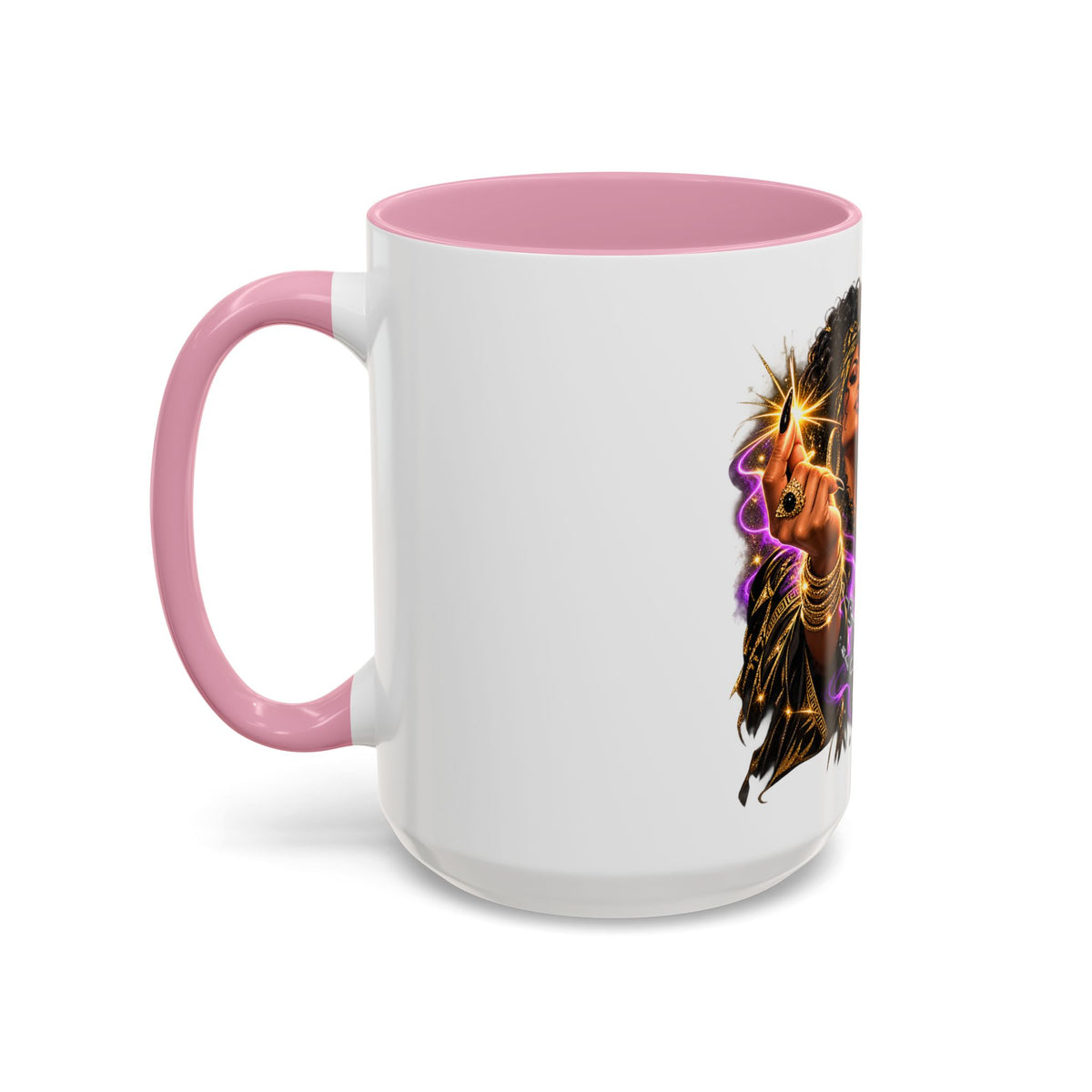 Snap Outta It! Coffee Mug – Vibrant Afro-Latina Power Graphic Mug (11oz/15oz)