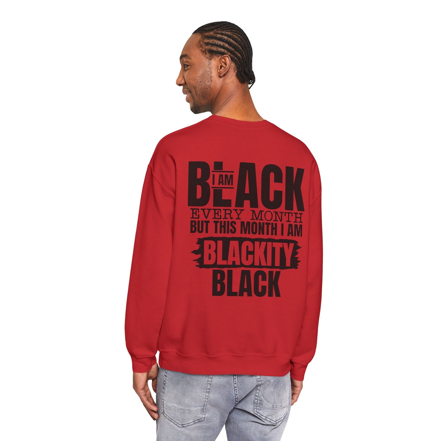 BLACKITY BLACK CREWNECK