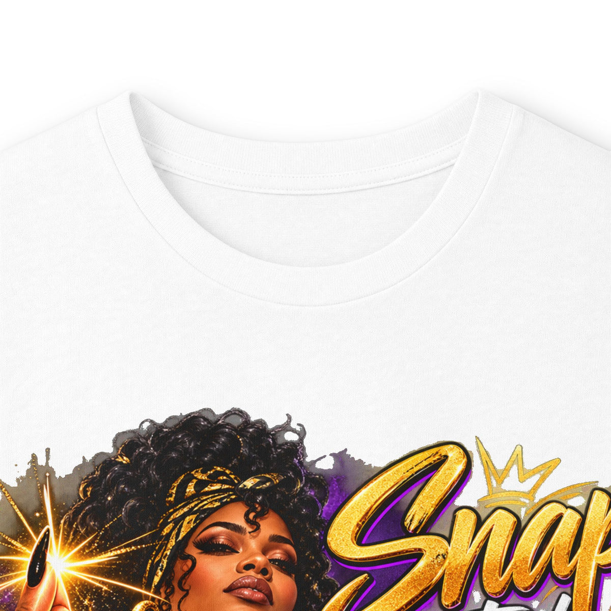 Long Sleeve Tee — "Snap Outta It!" Witchy Graphic