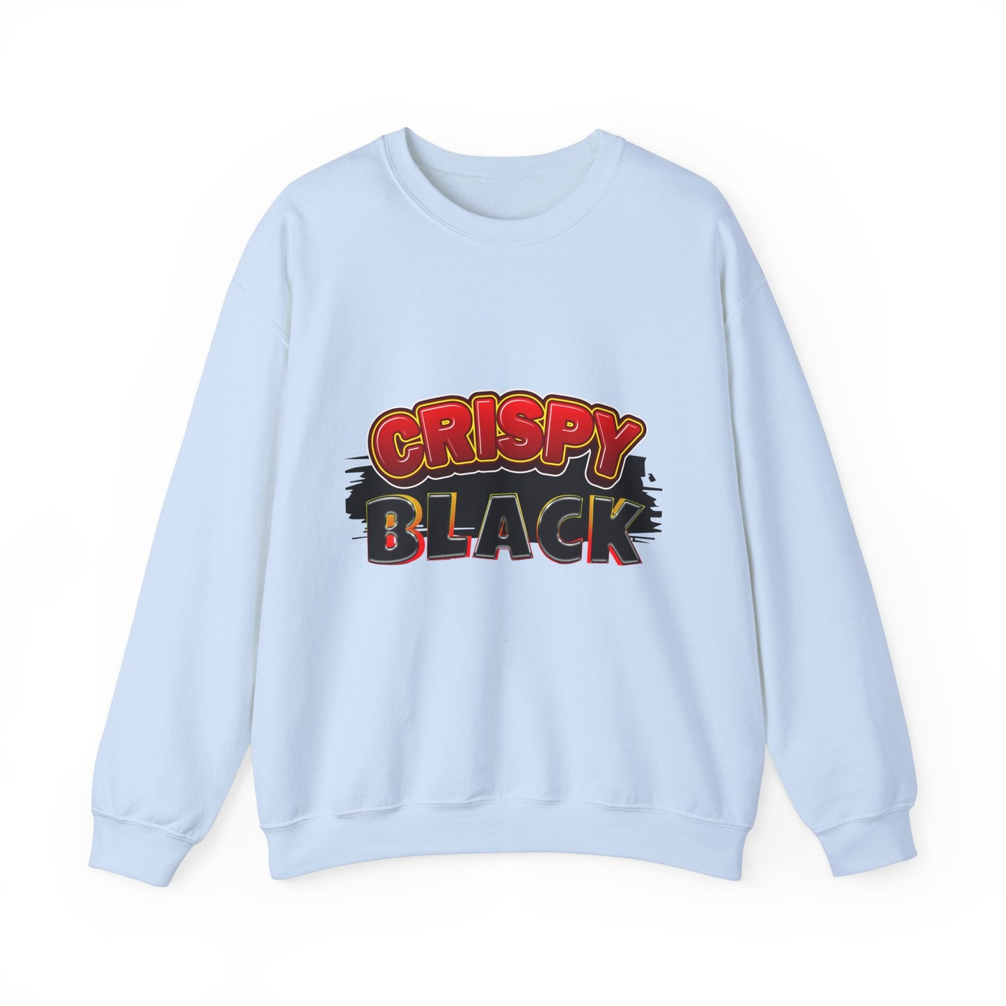 "Crispy Black" Crewneck Sweatshirt