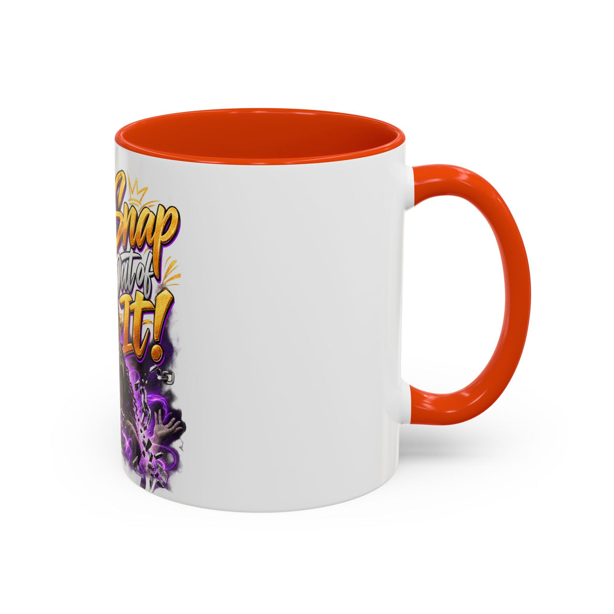 Snap Outta It! Coffee Mug – Vibrant Afro-Latina Power Graphic Mug (11oz/15oz)