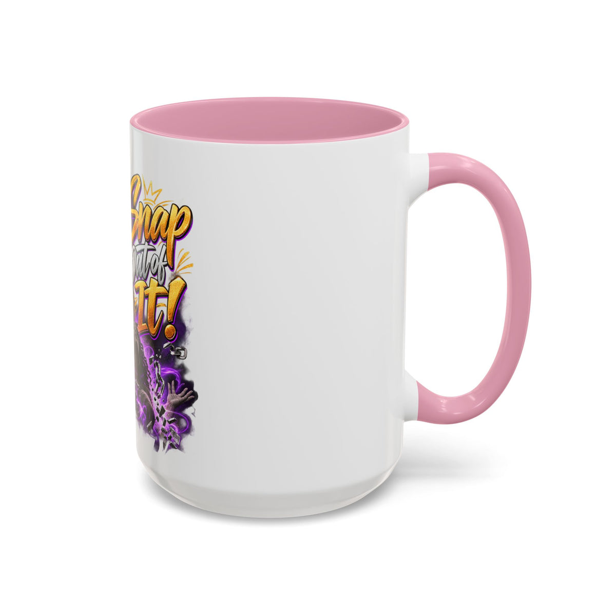 Snap Outta It! Coffee Mug – Vibrant Afro-Latina Power Graphic Mug (11oz/15oz)
