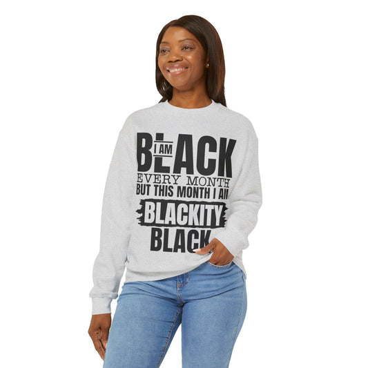 BLACKITY BLACK CREWNECK