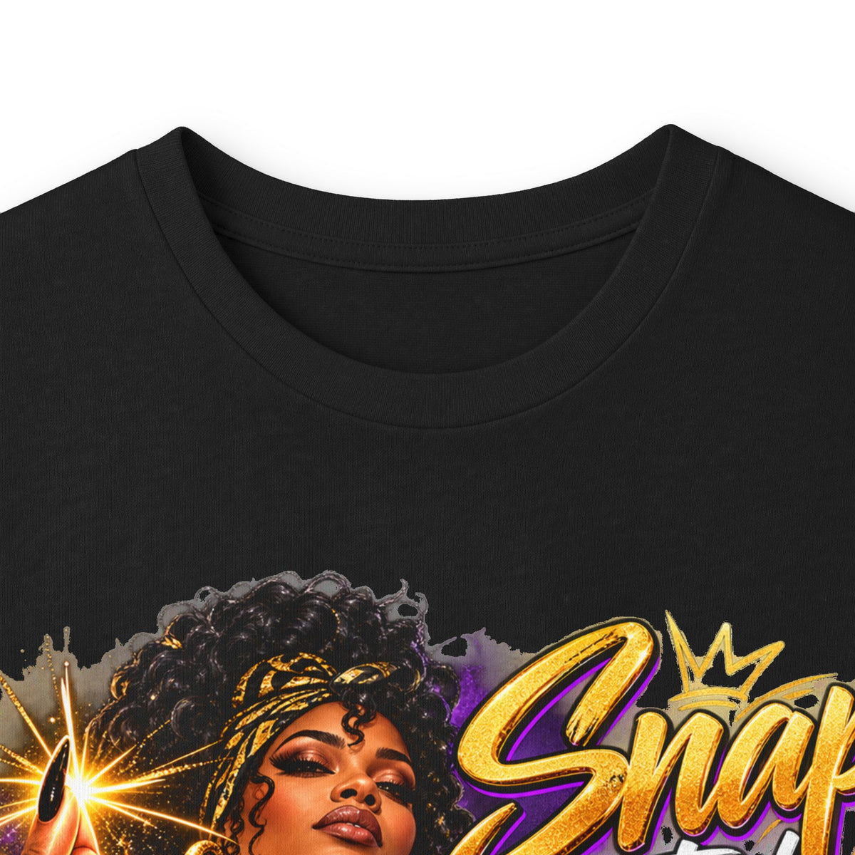 Long Sleeve Tee — "Snap Outta It!" Witchy Graphic