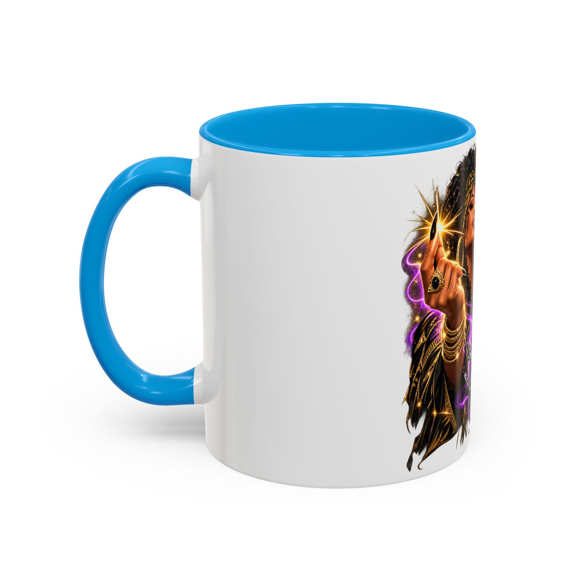 Snap Outta It! Coffee Mug – Vibrant Afro-Latina Power Graphic Mug (11oz/15oz)