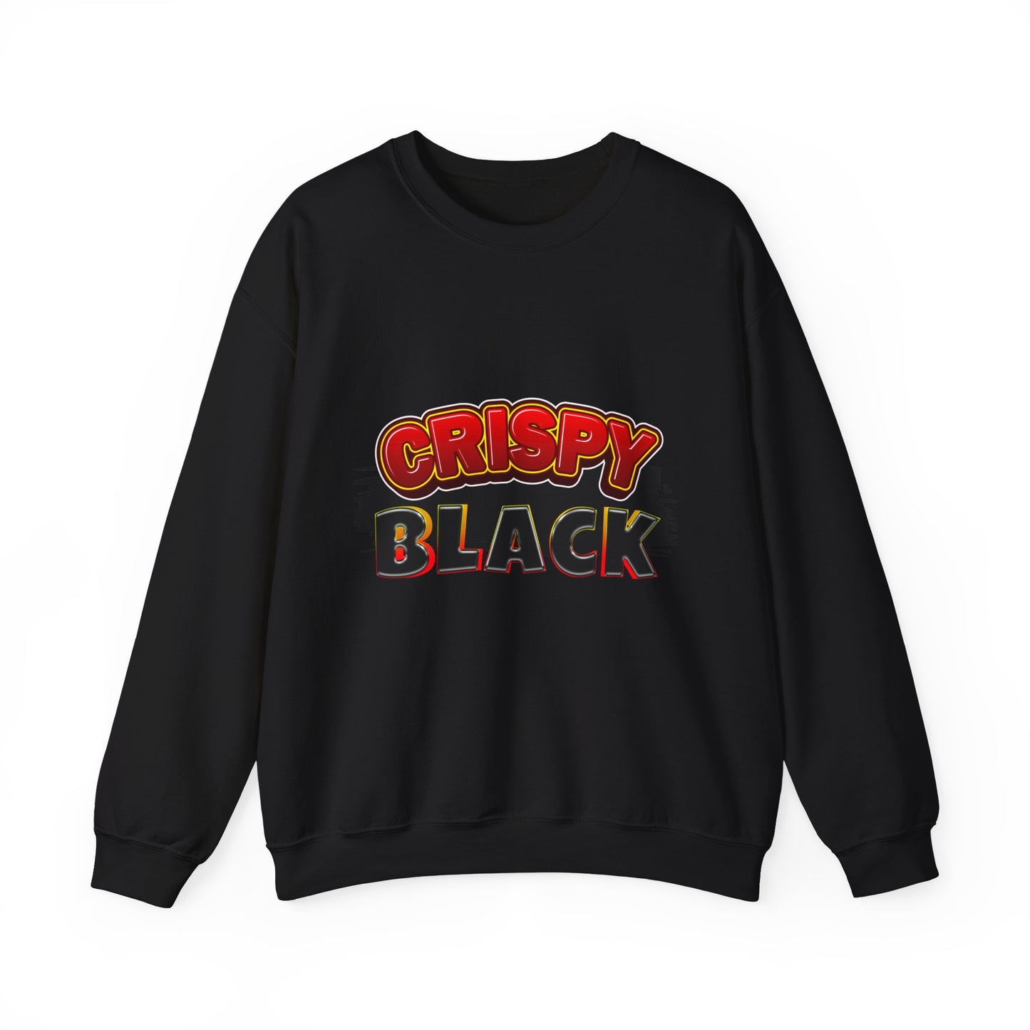 "Crispy Black" Crewneck Sweatshirt