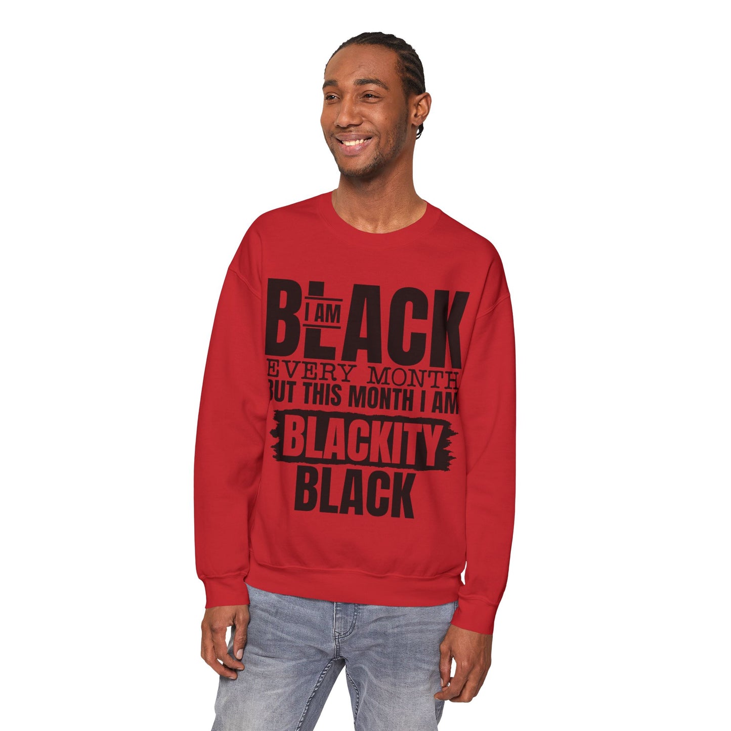 BLACKITY BLACK CREWNECK