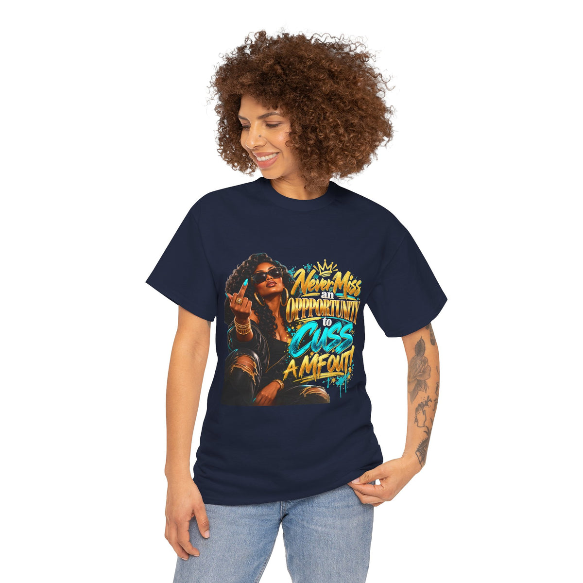 Graphic Tee - 'Never Miss Opportunity" Urban Streetwear T-Shirt