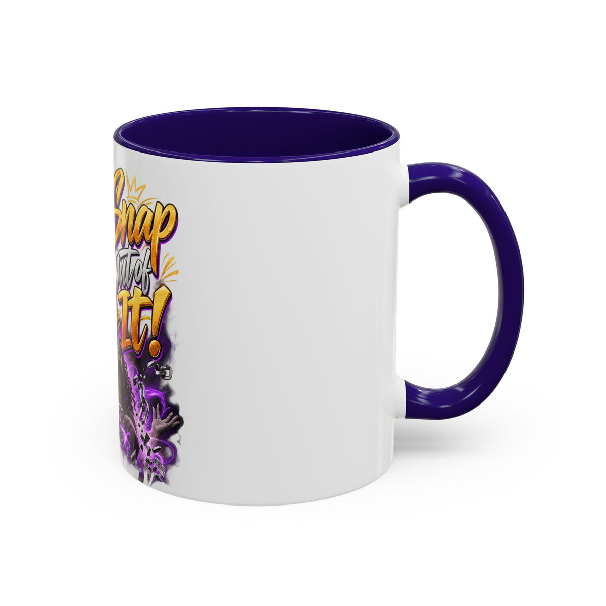 Snap Outta It! Coffee Mug – Vibrant Afro-Latina Power Graphic Mug (11oz/15oz)