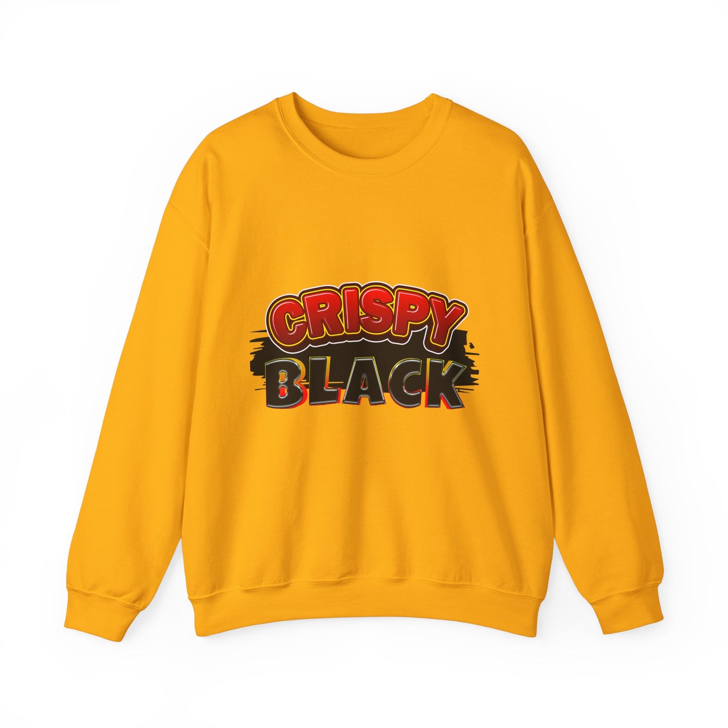 "Crispy Black" Crewneck Sweatshirt