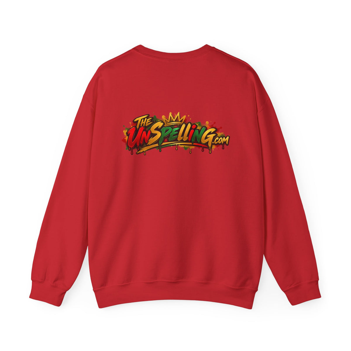 Unapologetically Black Sweatshirt — Afrocentric Crown Graphic Crewneck