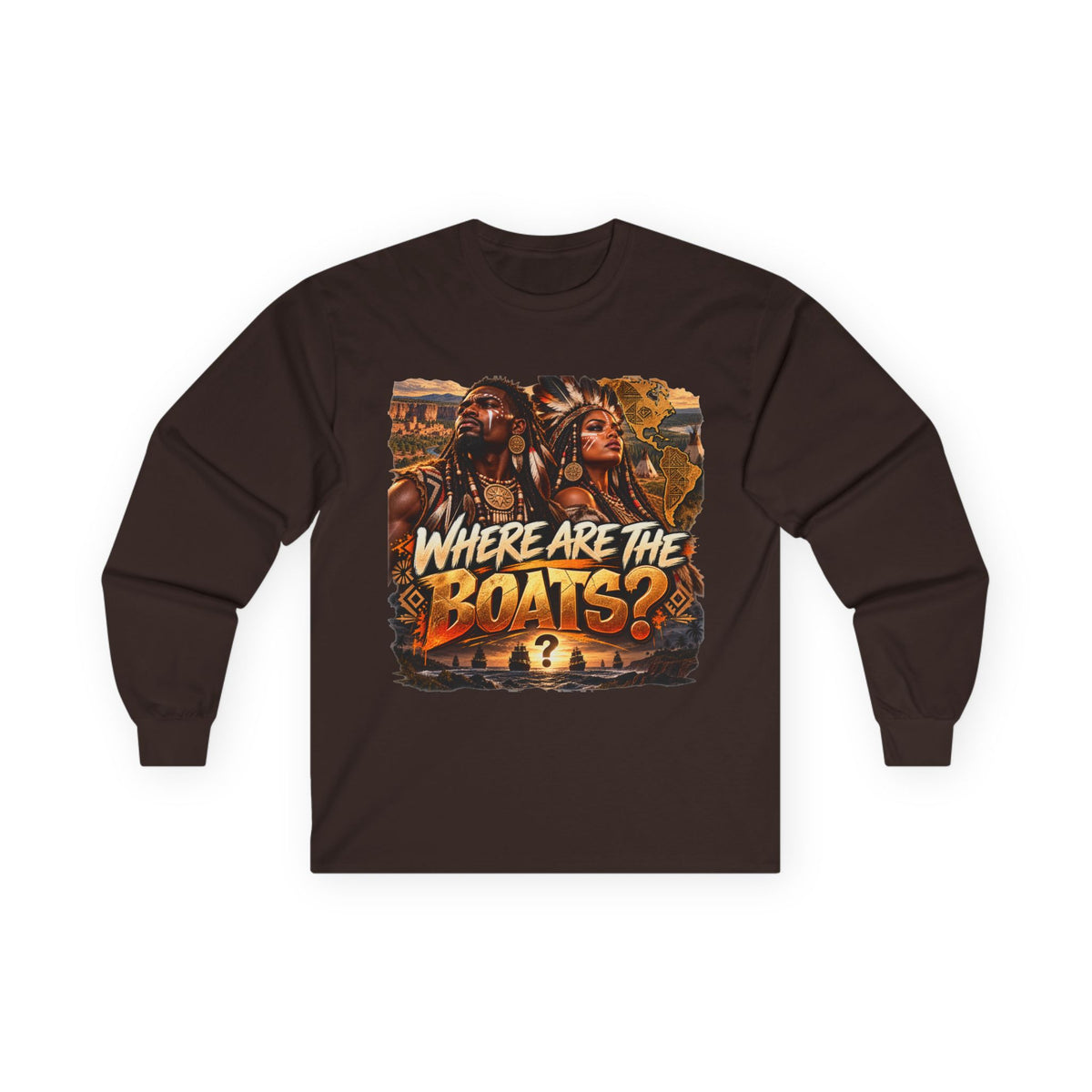 "Where Are the Boats?" Long Sleeve Tee