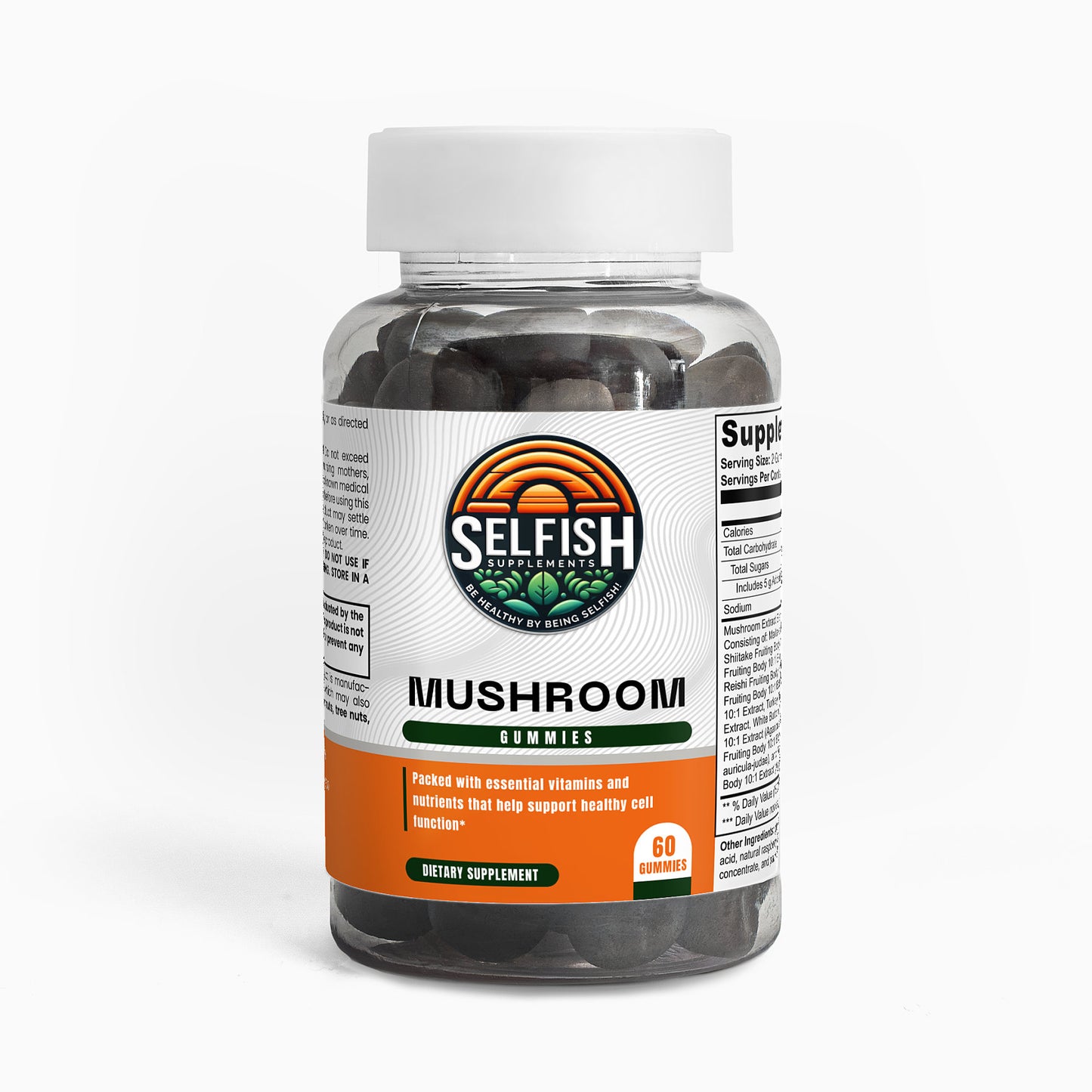 Mushroom Gummies (For Blood Types A, B, O and AB)