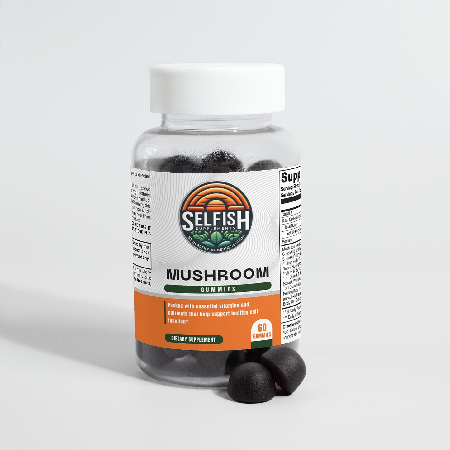 Mushroom Gummies (For Blood Types A, B, O and AB)