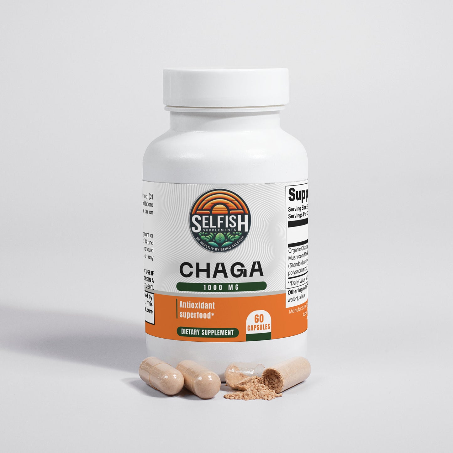 Chaga Mushroom (For Blood Types A, B, O and AB)