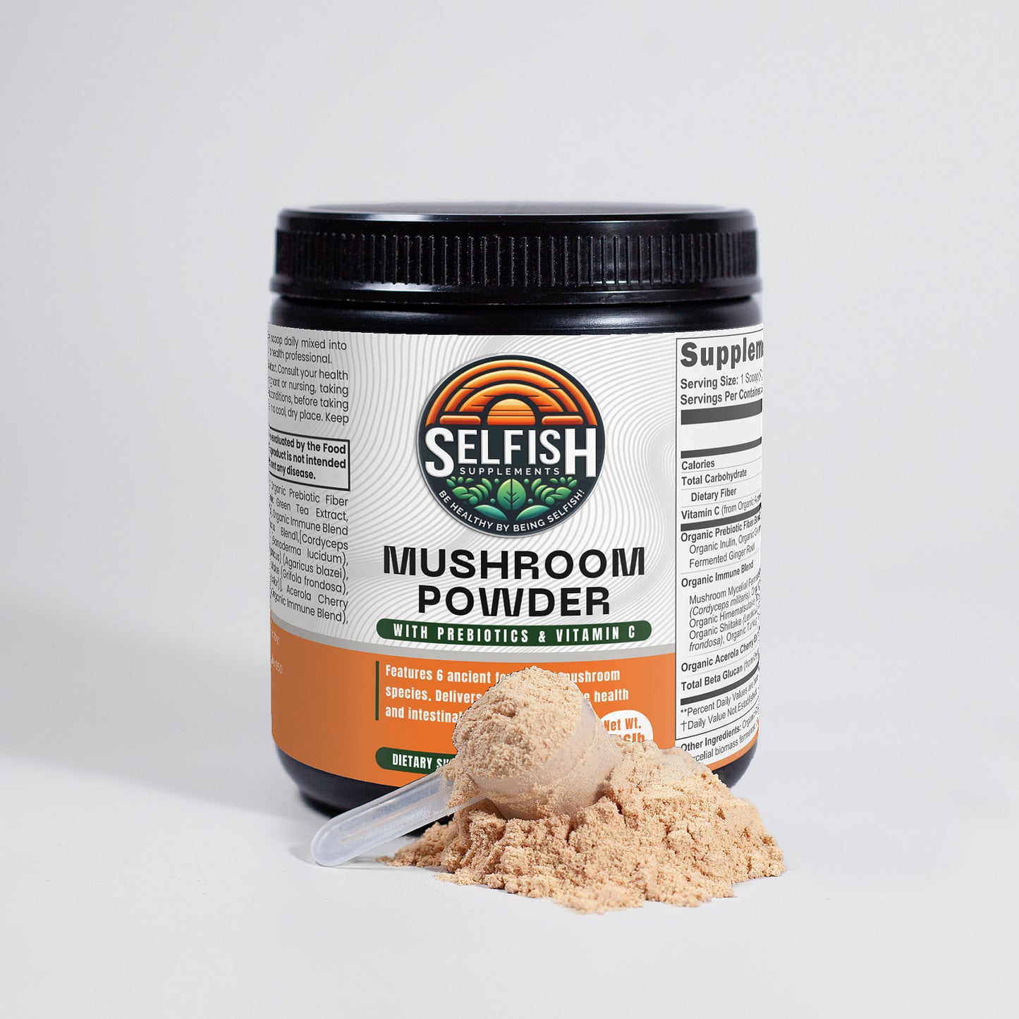 Mushroom Powder (For Blood Types A, B, O and AB)