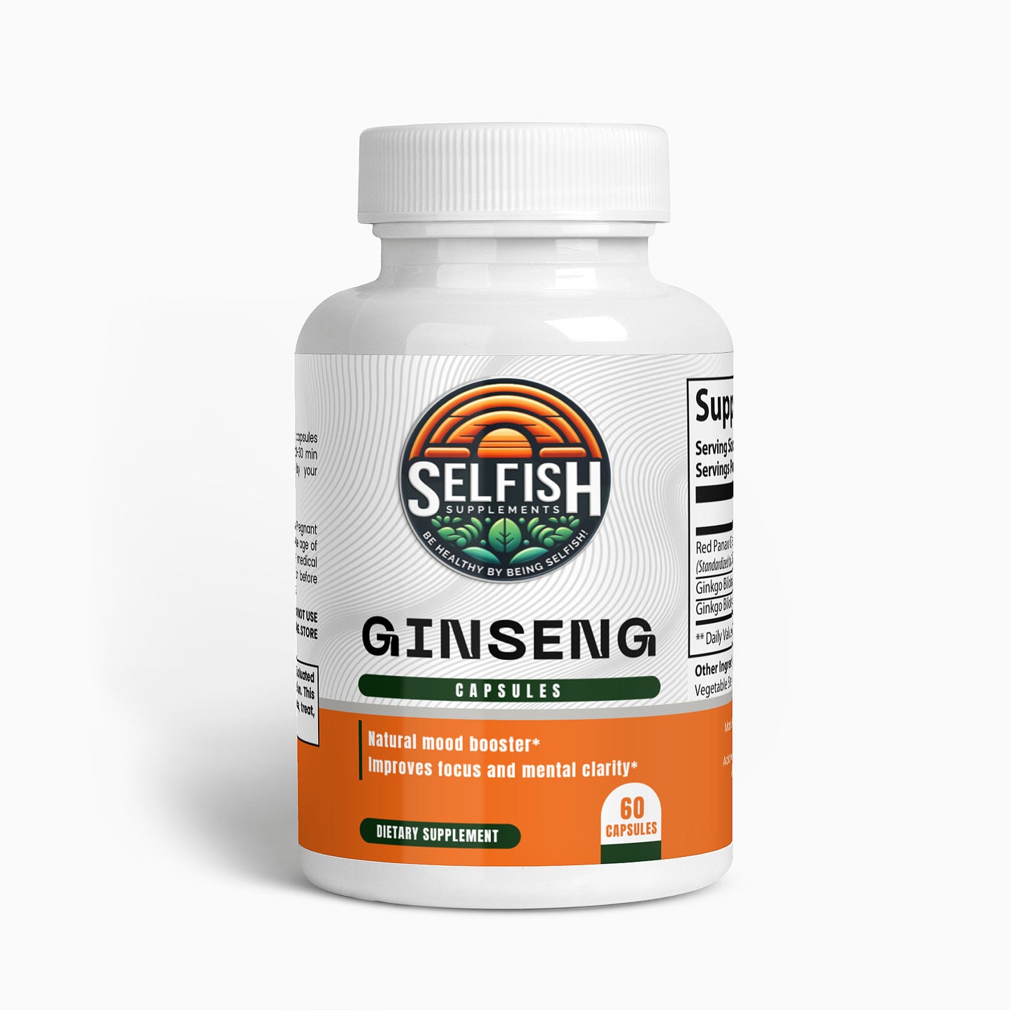 Ginseng Capsules (For Blood Types A, B, O and AB)