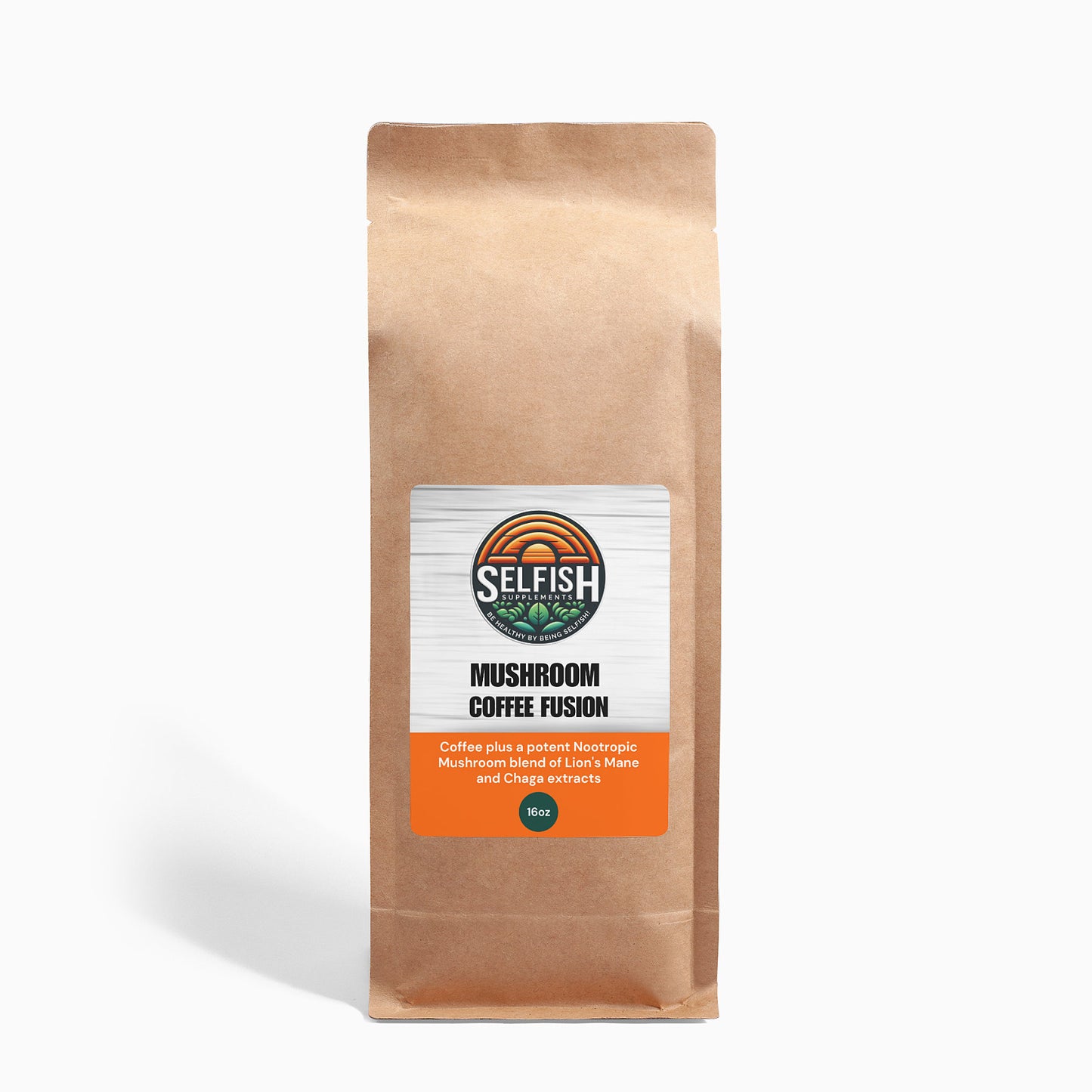 Mushroom Coffee Fusion - Lion’s Mane & Chaga 16oz