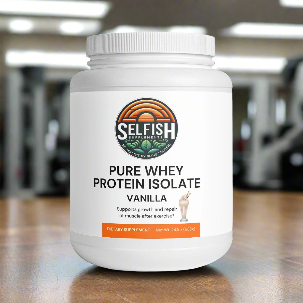 Pure Whey Protein Isolate (Vanilla)