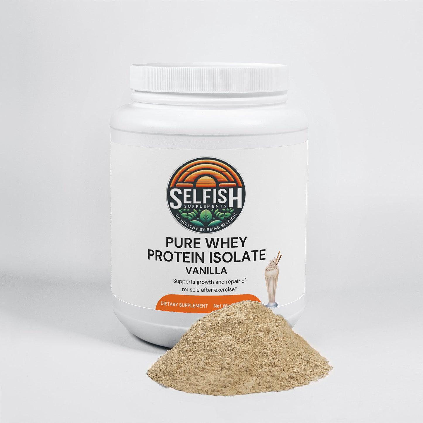 Pure Whey Protein Isolate (Vanilla)