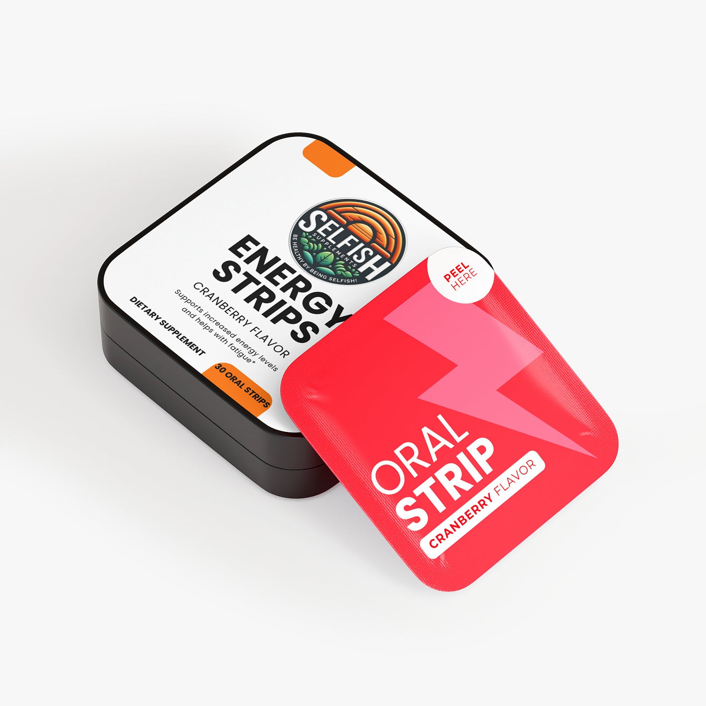 Energy Strips (Cranberry Flavored)