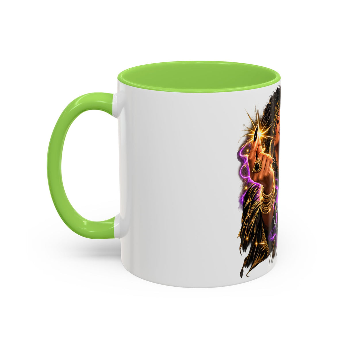 Snap Outta It! Coffee Mug – Vibrant Afro-Latina Power Graphic Mug (11oz/15oz)