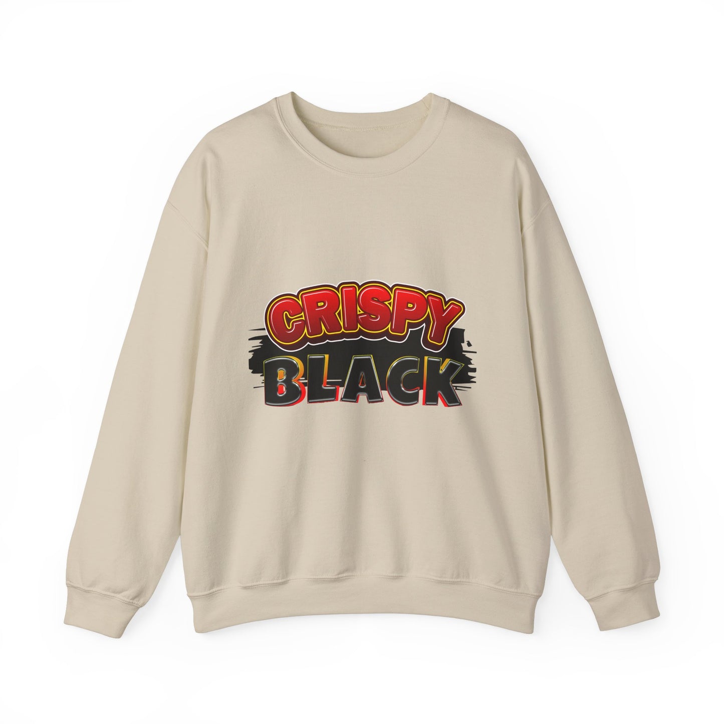 "Crispy Black" Crewneck Sweatshirt