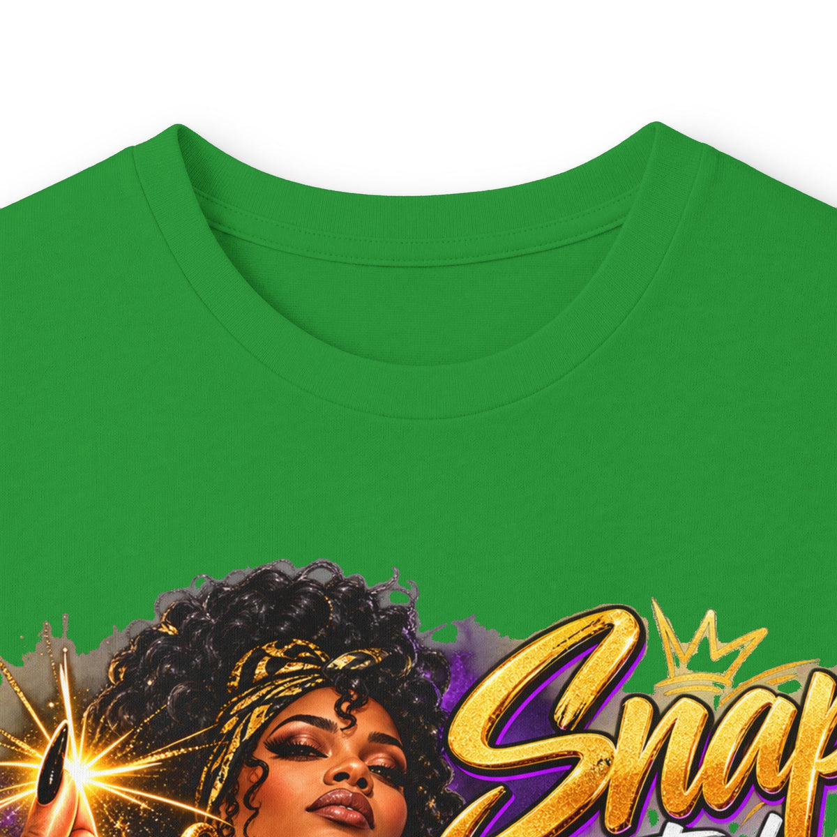 Long Sleeve Tee — "Snap Outta It!" Witchy Graphic